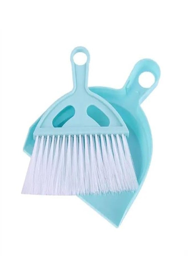 House Tools 2 Pc's Small Dustpan Set,Mini Tiny Dust Pans with Brush for Table,Countertop,Sofa,Key Board, Desk, Car and Animal Waste,Home Child Size Kids Dustpan and Brush Set (Pack of 2) - Image 1